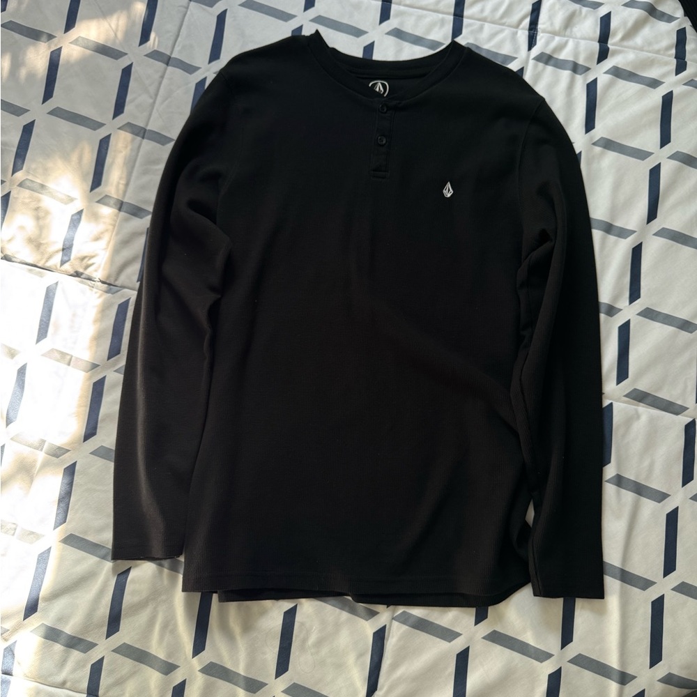 Volcom Men's Black Long Sleeve Shirt